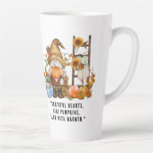 幸せな感謝祭秋 カフェラテマグ (右)