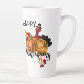 幸せな感謝祭秋 カフェラテマグ (右)