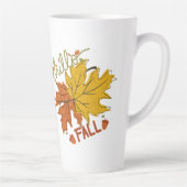 幸せな感謝祭秋 カフェラテマグ (右)