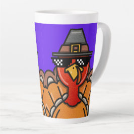 幸せな感謝祭秋 カフェラテマグ