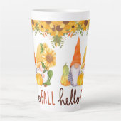 幸せな感謝祭秋 カフェラテマグ (正面)