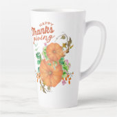 幸せな感謝祭秋 カフェラテマグ (右)