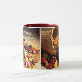 幸せな感謝祭12のマグ マグカップ (中央)