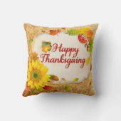 幸せな感謝祭13の枕 クッション (裏面)