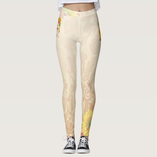 幸せな感謝祭13Aのイメージの選択レギンス レギンス (正面)