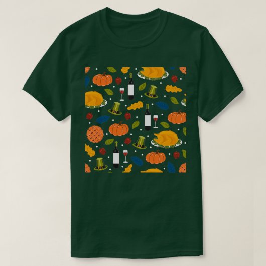幸せな感謝祭15 Tシャツ (デザイン正面)