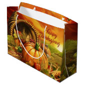 幸せな感謝祭2 ラージペーパーバッグ (裏面アングル)
