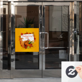 幸せな感謝祭 ウィンドウサイン