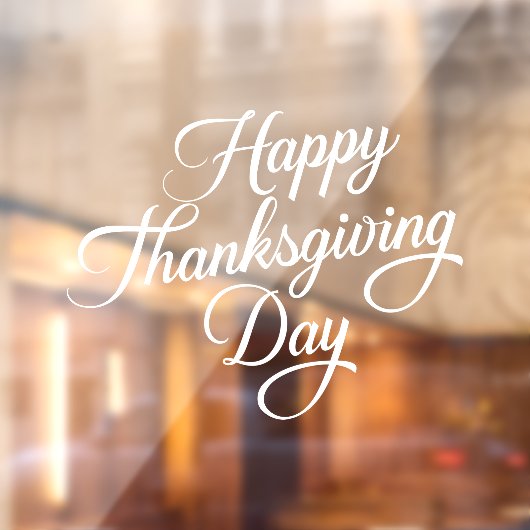 幸せな感謝祭 ウィンドウサイン (シート2)