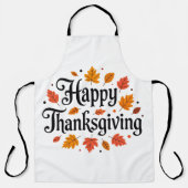 幸せな感謝祭 エプロン (正面)