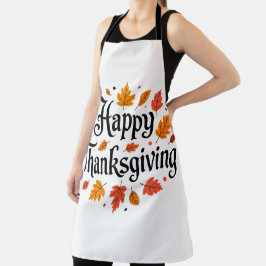 幸せな感謝祭 エプロン