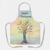 幸せな感謝祭 エプロン (正面)