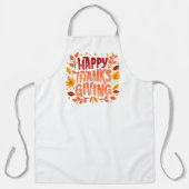 幸せな感謝祭 エプロン (正面)