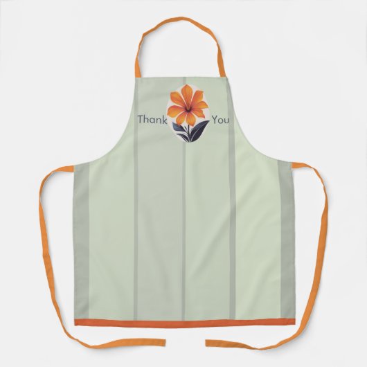 幸せな感謝祭 エプロン (正面)