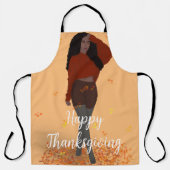 幸せな感謝祭 エプロン (正面)