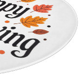 幸せな感謝祭 カッティングボード (角)