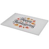 幸せな感謝祭 カッティングボード (角)