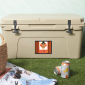 幸せな感謝祭、カラフル挨拶 シール (クーラー)