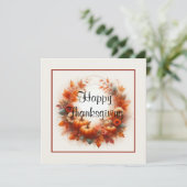 幸せな感謝祭 カード (スタンド正面)