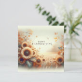 幸せな感謝祭 カード (スタンド正面)