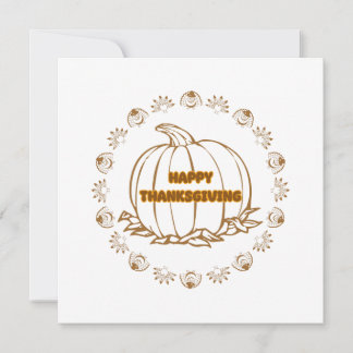幸せな感謝祭 カード