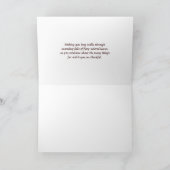 幸せな感謝祭-カード シーズンカード (内部)