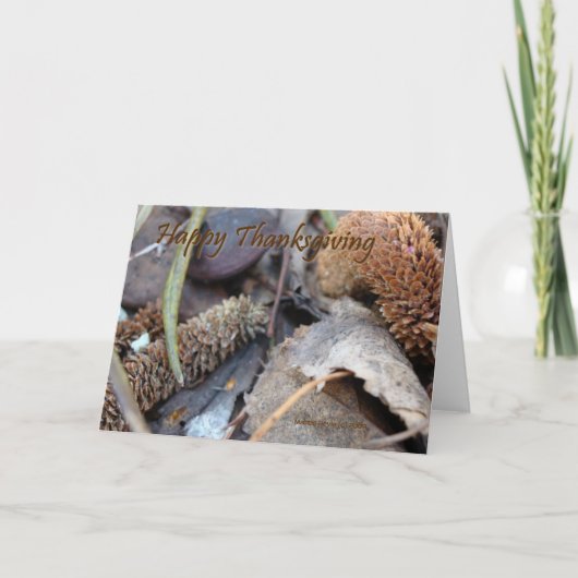 幸せな感謝祭-カード シーズンカード (正面)