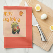 幸せな感謝祭 キッチンタオル (四つ折り)
