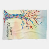 幸せな感謝祭 キッチンタオル (横)