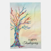 幸せな感謝祭 キッチンタオル (縦)