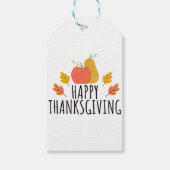 幸せな感謝祭 ギフトタグ (正面)