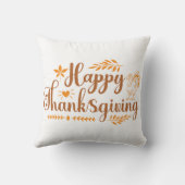 幸せな感謝祭 クッション (裏面)