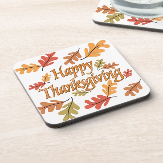 幸せな感謝祭 コースター (左側)