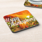幸せな感謝祭 コースター (左側)