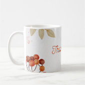 幸せな感謝祭 コーヒーマグカップ (左)