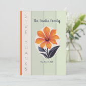 幸せな感謝祭 サンキューカード (スタンド正面)