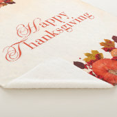 幸せな感謝祭 シェルパブランケット (3/4)