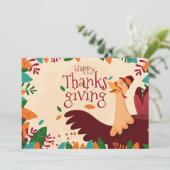 幸せな感謝祭 シーズンカード (スタンド正面)