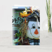 幸せな感謝祭 シーズンカード (裏面)