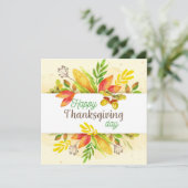 幸せな感謝祭 シーズンカード (スタンド正面)