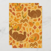 幸せな感謝祭 シーズンカード (正面/裏面)