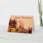 幸せな感謝祭 シーズンカード (正面)