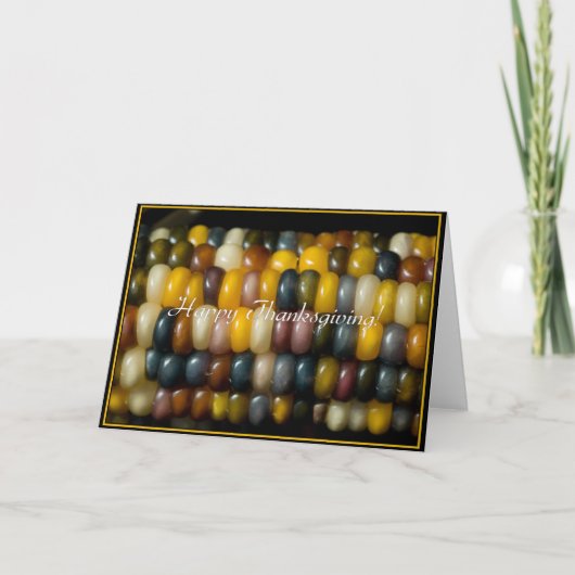 幸せな感謝祭! シーズンカード (正面)