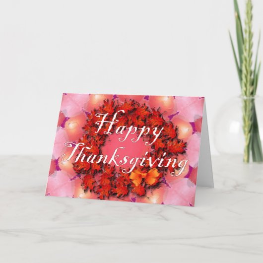 幸せな感謝祭 シーズンカード (正面)