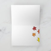 幸せな感謝祭 シーズンカード (内部)