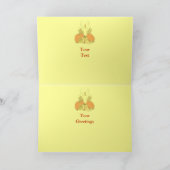 幸せな感謝祭 シーズンカード (内部)