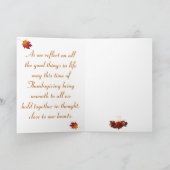 幸せな感謝祭 シーズンカード (内部)