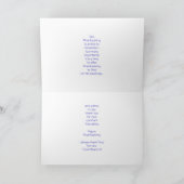 幸せな感謝祭 シーズンカード (内部)