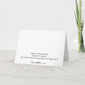 幸せな感謝祭! シーズンカード (裏面)