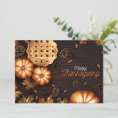 幸せな感謝祭 シーズンカード (スタンド正面)